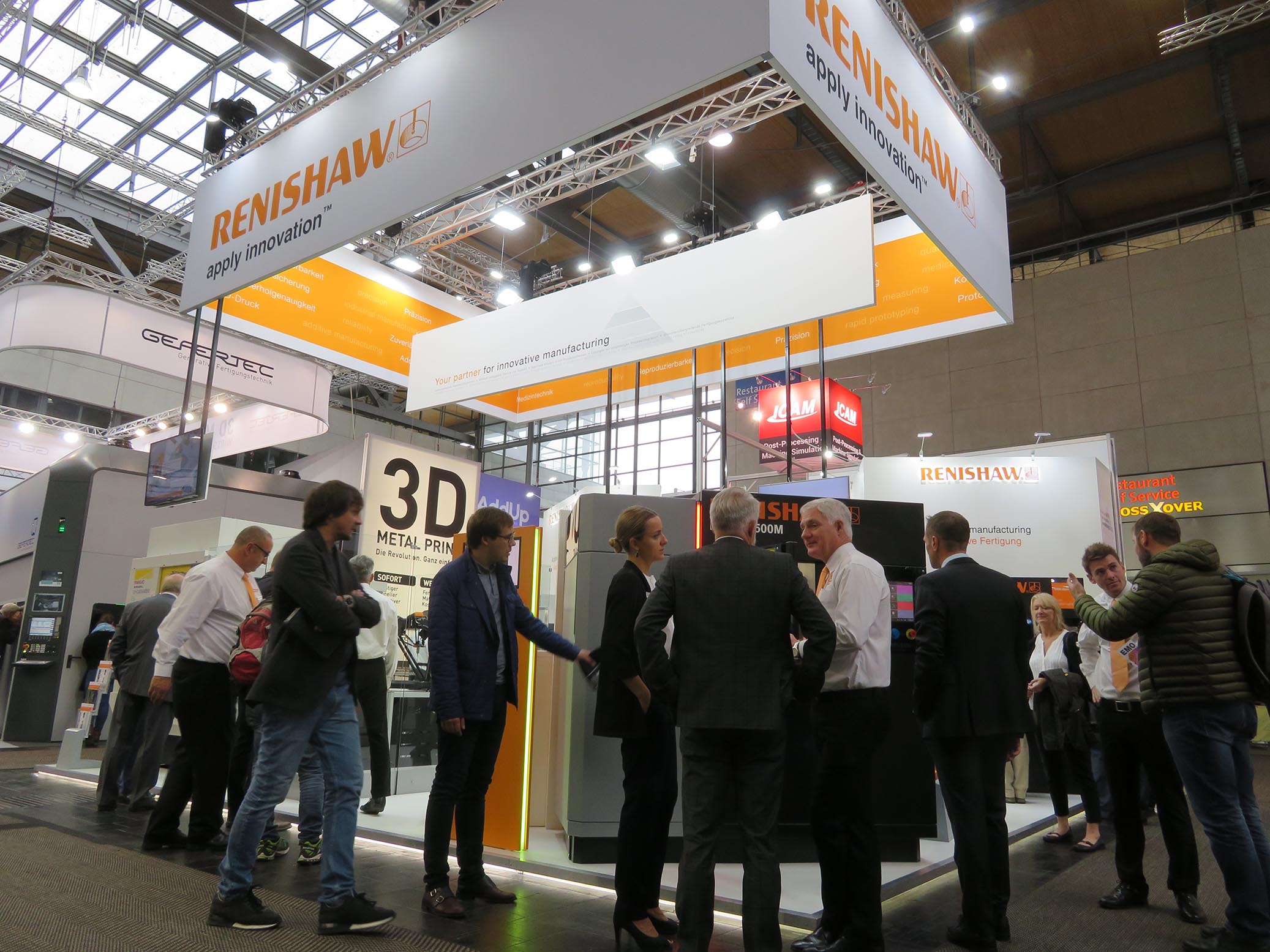 Renishaw Ibérica consolida su presencia en BIEMH y Addit3D un año más