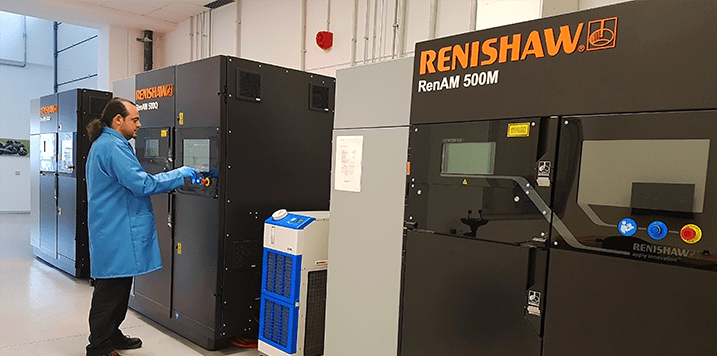 RENISHAW  amplía su red de Centros de Soluciones de Fabricación Aditiva en Europa