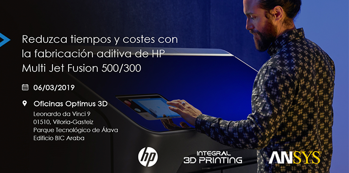 INTEGRAL 3D PRINTING presenta la nueva gama de impresoras 3D de HP y expone cómo optimizar las piezas impresas mediante la simulación