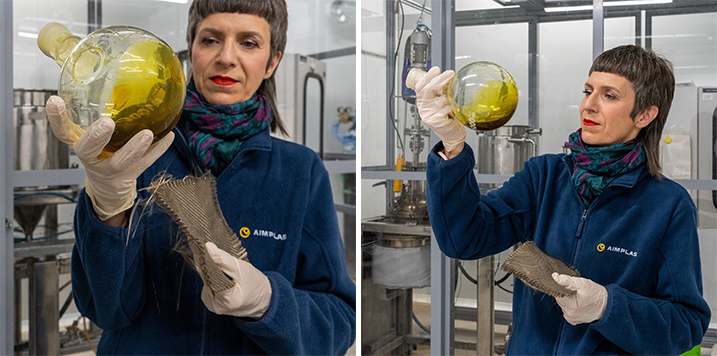 AIMPLAS y TNO concluyen que la solvólisis es el mejor método para el reciclado de los biocomposites del sector aeronáutico 