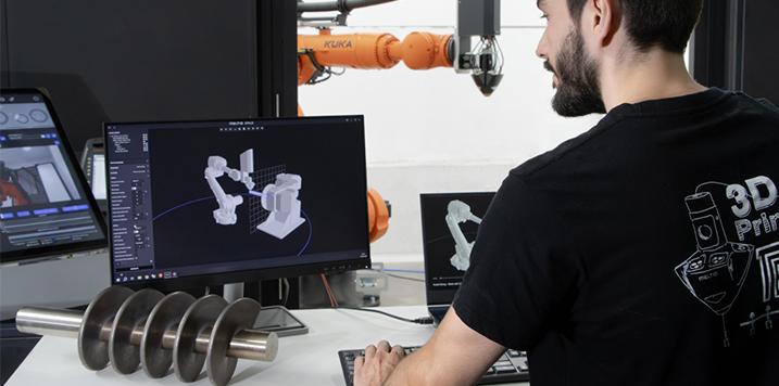 Meltio potencia la impresión 3D metálica para brazos robóticos con Meltio Space software y Meltio Robot Cell