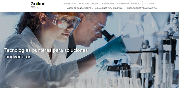 GAIKER estrena nueva página web