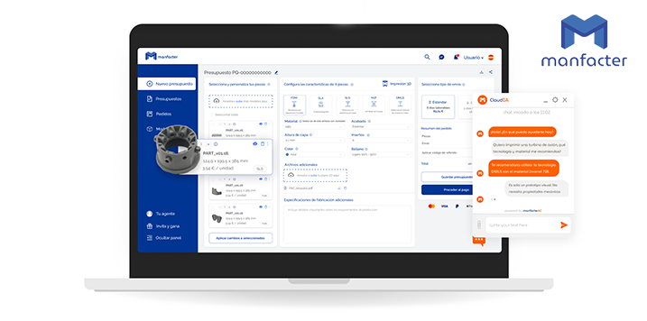 MANFACTER lanza una plataforma digital para la fabricación bajo demanda