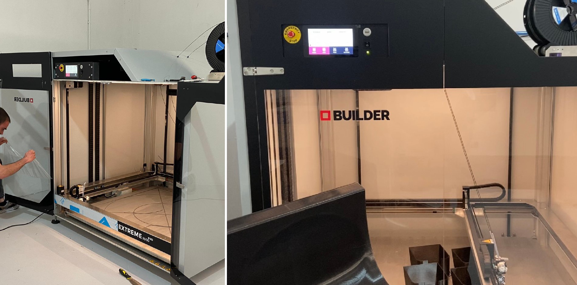MAUSA introduces the new 3D BUILDER BIG FORMAT machine, which enables printing large-sized parts in a single piece